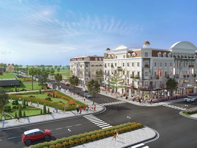 Tiểu khu L’Opéra nằm bên cạnh quảng trường Sun Carnival Plaza.