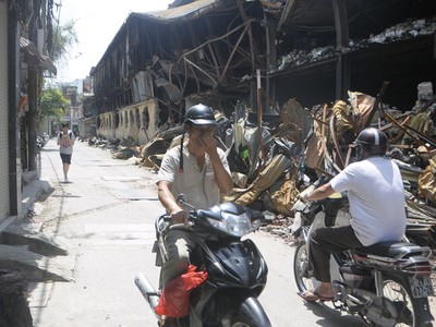 Vụ cháy ở Rạng Đông ước tính thiệt hại ban đầu 150 tỷ đồng.