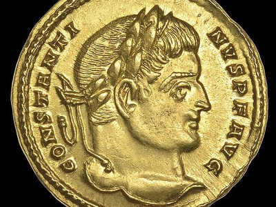 Hình ảnh mặt trước của đồng xu.