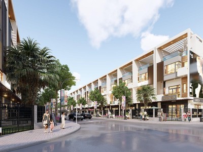 Nhiều dự án đất nền có đầy đủ tính pháp lý đang được triển khai tại các tỉnh khu vực Đông Nam Bộ thu hút nhiều nhà đầu tư đất nền. (Phối cảnh dự án Asian Lake View tại Đồng Xoài - Bình Phước).