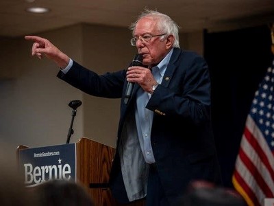 Ông Bernie Sanders trong một buổi vận động tranh cử. (Nguồn: NYT).