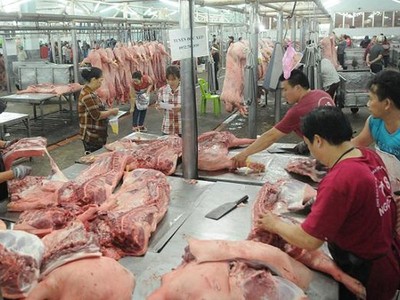 Dịch tả lợn châu Phi buộc phải tiêu huỷ 5,2 triệu con lợn khiến nguồn cung thịt lợn trong nước dần khan hiếm, đẩy giá tăng mạnh. Ảnh Internet