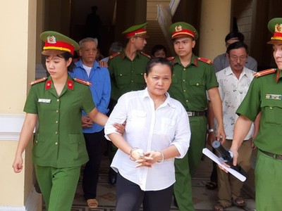 Bị cáo Dung lãnh 13 năm tù.