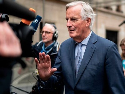 Trưởng đoàn đàm phán Brexit của EU, Michel Barnier thất vọng vì không đạt được một thỏa thuận nào về Brexit với Thủ tướng Anh Boris Johnson. Ảnh:AFP.