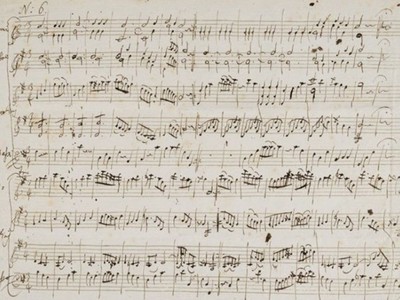 Bản minuets do Mozart sáng tác khi mới 16 tuổi sẽ được bán đấu giá. (Nguồn: Sotheby's)