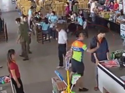 Hành vi vi phạm của anh Nguyễn Xô Việt được camera trạm dừng nghỉ ghi lại.