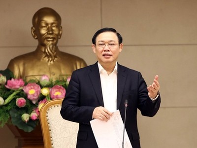 Phó Thủ tướng Vương Đình Huệ phát biểu tại cuộc họp - Ảnh: VGP/Thành Chung