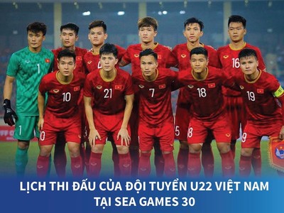 [Infographics] Lịch thi đấu của đội U22 Việt Nam tại SEA Games 30