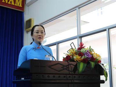 Bà Nguyễn Thị Ngọc Bích được quyết định cho thôi chức Chủ tịch Hội Liên hiệp Phụ nữ TP theo nguyện vọng, quyết định có hiệu lực từ 1/11 (ảnh: Báo Phụ nữ TPHCM).