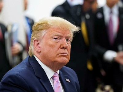 Tổng thống Mỹ Donald Trump trong một hội nghị hồi tháng 6. Ảnh: Reuters.