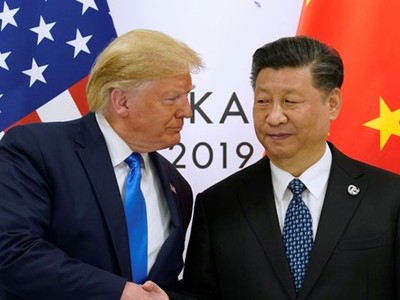 Mỹ đang đến gần một thoả thuận thương mại với Trung Quốc. (Ảnh: Sky News)