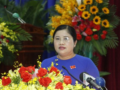 Tân Chủ tịch UBND tỉnh Bình Phước Trần Tuệ Hiền.