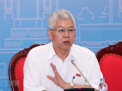 Ông Nguyễn Đức Kiên phát biểu tại một tọa đàm (Ảnh: TTXVN).