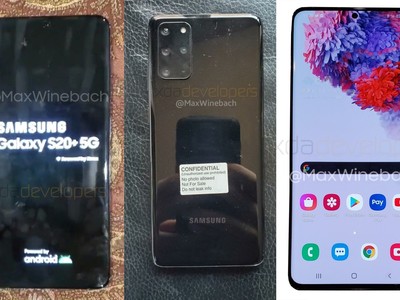 Thiết kế của mẫu máy được cho là Galaxy S20, sản phẩm kế nhiệm Galaxy S10. Ảnh: MaxWinebach.