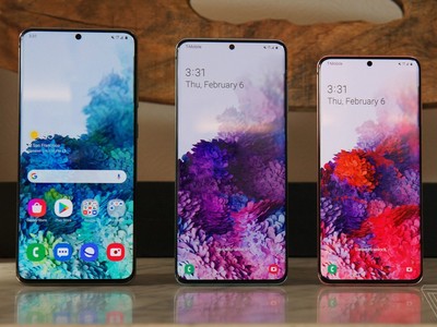 Bộ 3 Galaxy S mới. Ảnh: The Verge.