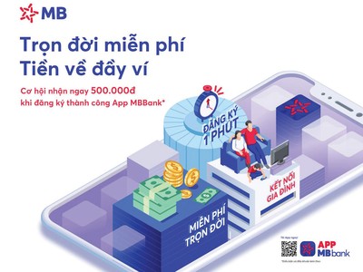 Miễn phí giao dịch Online thời Covid-19 cùng MBBank