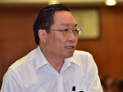 Ông Nguyễn Tấn Bỉnh, Giám đốc Sở Y tế TP.HCM. Ảnh: Lê Quân.