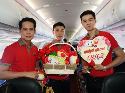 Vietjet giảm 83% giá vé nhân ngày 8/3