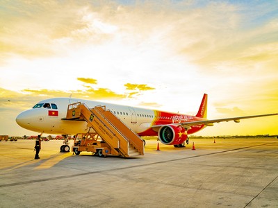 Cùng chuyến bay xanh Vietjet, du lịch với giá vé máy bay giảm 70%