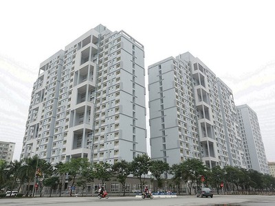 Khu nhà ở sinh viên Mỹ Đình II.