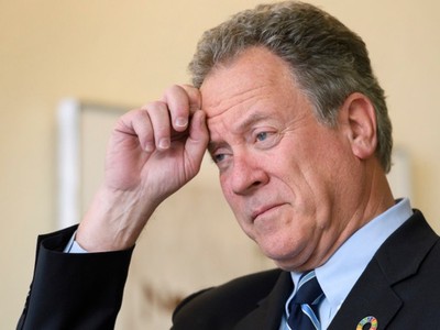 Giám đốc điều hành Chương trình Lương thực Thế giới David Beasley (Ảnh: AFP).