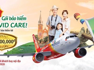 An tâm trên những chuyến bay xanh của Vietjet với bảo hiểm SKY COVID CARE