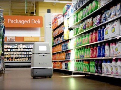 Robot tại một siêu thị của Walmart. (Nguồn: forbes.com).