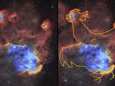 Tinh vân IC 2944. Ảnh: Juan Filas.