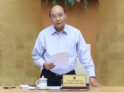 Thủ tướng Nguyễn Xuân Phúc phát biểu. (Ảnh: Thống Nhất/TTXVN).