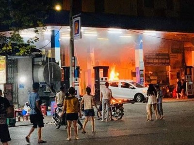 Hiện trường vụ hỏa hoạn. (Ảnh: CTV).