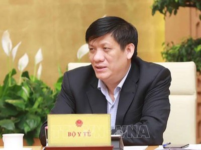 Quyền Bộ trưởng Bộ Y tế Nguyễn Thanh Long. (ảnh: TTXVN).