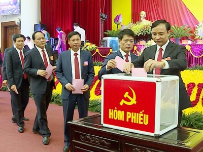 Đại hội đại biểu Đảng bộ thành phố Thái Bình lần thứ XXVIII nhiệm kỳ 2020 - 2025 diễn ra vào cuối tháng 5/2020 (Ảnh: Báo Thái Bình).