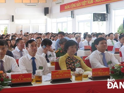 Phiên khai mạc Đại hội Đại biểu quận Ngũ Hành Sơn (Ảnh: Báo Đà Nẵng).