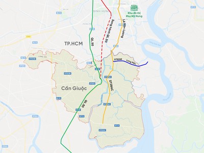 4 công trình giao thông trọng điểm kết nối trực tiếp TP.HCM - Cần Giuộc sẽ được ưu tiên triển khai trong thời gian sắp tới.