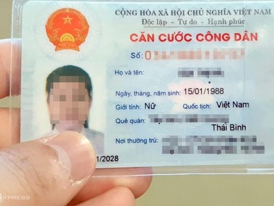 Thẻ căn cước công dân có mã vạch hiện chứa khoảng 20 thông tin.