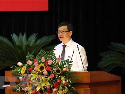 Ông Nguyễn Văn Sơn, Chủ tịch Ủy ban Nhân dân tỉnh Tuyên Quang. (Ảnh Quang Đán/TTXVN)