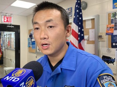 Baimadijie Angwang trả lời phỏng vấn tại Queens, New York vào tháng 11/2019. (Ảnh: Epoch Times).