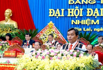 Đồng chí Hồ Văn Niên, Ủy viên dự khuyết Trung ương Đảng, Bí thư Tỉnh ủy khoá XV, Trưởng đoàn đại biểu Quốc hội tỉnh tái đắc cử chức danh Bí thư Tỉnh ủy Gia Lai khoá XVI (nhiệm kỳ 2020-2025) - Ảnh: VGP/Thế Phong.