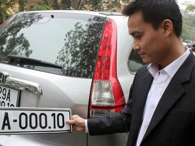 Theo dự thảo Luật Bảo đảm trật tự, an toàn giao thông đường bộ, biển số xe có thể sẽ được đấu giá.