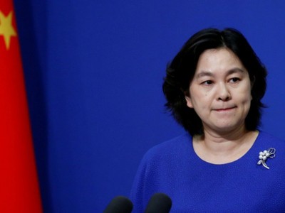 Người phát ngôn Bộ Ngoại giao Trung Quốc Hoa Xuân Oánh. Ảnh: REUTERS.