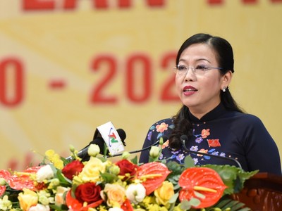 Bà Nguyễn Thanh Hải tái đắc cử chức vụ Bí thư Tỉnh ủy Thái Nguyên.