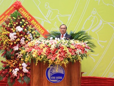 Đồng chí Trần Văn Nam tái đắc cử Bí thư Tỉnh ủy Bình Dương. Ảnh: Báo Bình Dương.