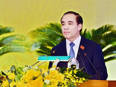 Đồng chí Chẩu Văn Lâm tiếp tục được bầu giữ chức vụ Bí thư Tỉnh ủy Tuyên Quang nhiệm kỳ 2020-2025. Ảnh: Báo Tuyên Quang.