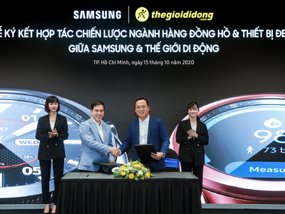 Thế Giới Di Động phân phối độc quyền Samsung Galaxy Watch 3