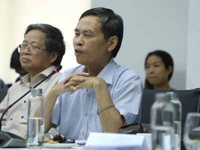 Ông Bùi Văn Doanh, Viện trưởng Viện nghiên cứu Bất động sản Việt Nam.