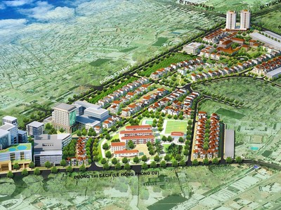 Phối cảnh tổng thể dự án Khu Biệt thự Ngọc Tước 2.