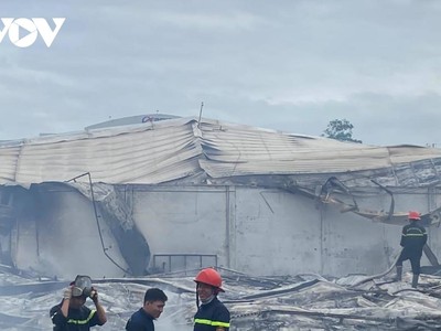 Hiện trường vụ cháy.