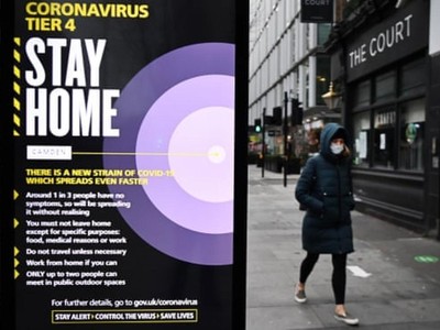 Phần lớn nước Anh đang áp đặt cấp độ hạn chế thứ 4. (Ảnh: The Guardian).