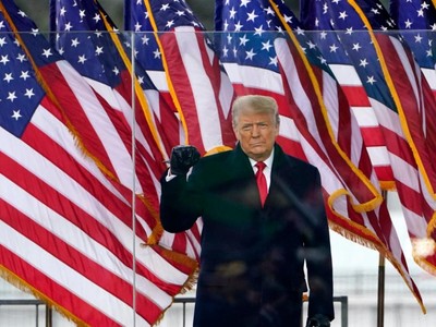 Tổng thống Trump. Ảnh: AP.