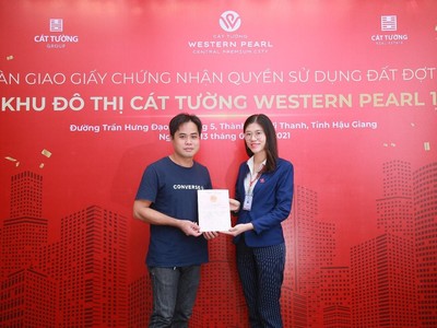 Dự án Cát Tường Western Pearl thu hút cư dân lẫn nhà đầu tư bởi pháp lý vững chắc. Ảnh: Cát Tường Group.